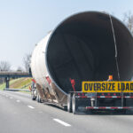 Oversized load on highway