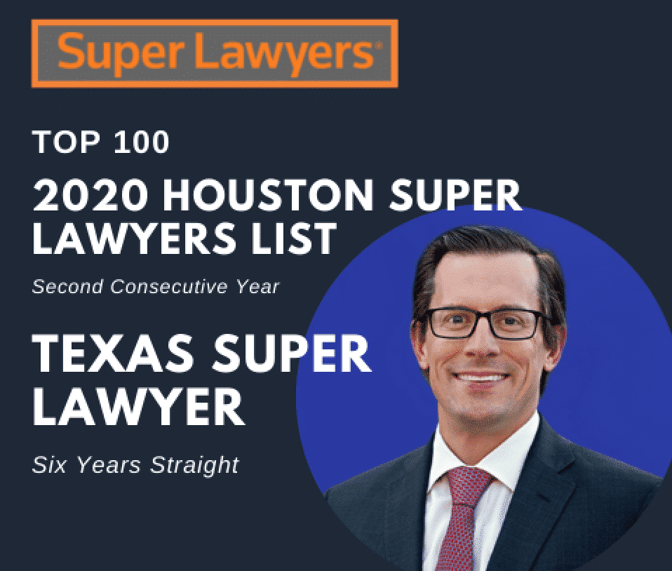 Attorney Brad Wyly Recognized As Top 100 Attorney in Houston for Second Consecutive Year And As Texas Super Lawyer for Sixth Year In A Row