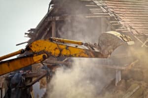 House being demolished because of Eminent Domain in Texas