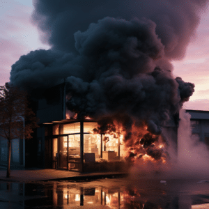 Commercial fire and smoke damage